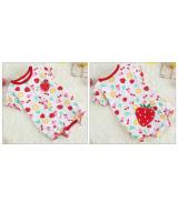 WB1012 Cute Baby Romper Strawberry