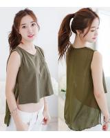 WT5971 Fashion Sexy Top Green