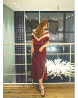 WD6665 Korea Fashion Dress As Picture