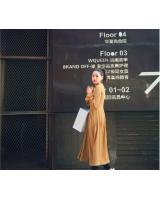 WD6886 Fashion Maxi Dress Khaki