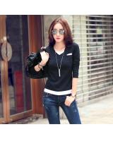 WT6887 Stylish Top Black