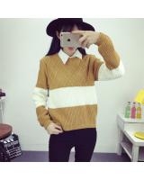 WT3718 Fashion Knit Top Khaki