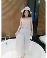 WP7144 Fashion Chiffon Pant Grey