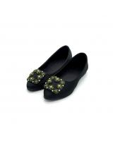 HA011 Crude Flats Shoe Black