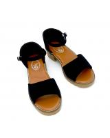 HA018 Fishtail Sandals Black