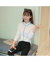 JW5012 Stylish Stripe Top White