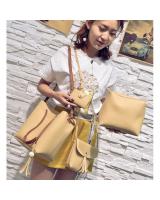 RD90017 Trendy 4 In 1 Bucket Bag Yellow