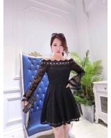 VW12060 Sexy Lace Dress Black