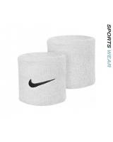 SP-514 NIKE SWOOSH WRISTBANDS WHITE