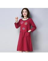 GW2209 Vintage Dress Maroon