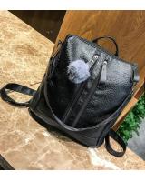 KW80217 Trendy Backpack Black