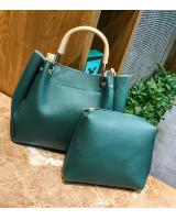 KW80220 Stylish 2 In 1 Handbag Green