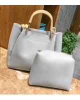 KW80220 Stylish 2 In 1 Handbag Grey