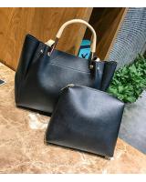 KW80220 Stylish 2 In 1 Handbag Black