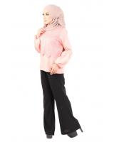 QA-365 Muslimah Lace Blouse Pink