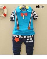 SWK91033 Cute Kids Top and Pant Set Blue