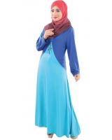 MH014 Trendy Jubah Blue