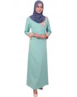 MH018 Pretty Jubah Soft Green