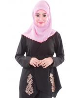 MH023 Trendy Blouse Black