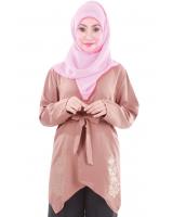 MH023 Trendy Blouse Brown