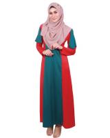 MH024 Lovely Jubah Navy Green