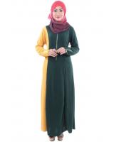 MH039 Fashion Jubah Navy Green