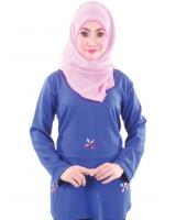 MH053 Charming Blouse Blue