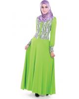 MH070 Fashion Jubah Soft Green