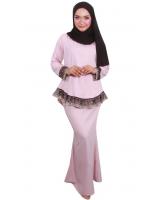 MH072 Pretty Baju Kurung Soft Pink