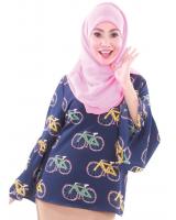 MH073 Stylish Blouse Navy Blue