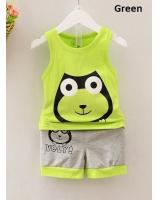 SWK91039 Kids Top and Pant Set Green