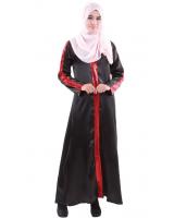 MH082 Fashion Satin Dress Black