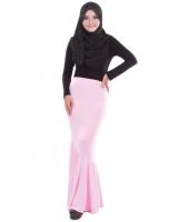 MH084 Fashion Long Skirt Soft Pink