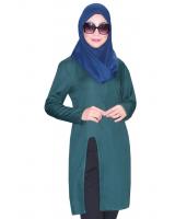 MH086 Lovely Blouse Navy Green