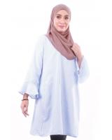 MH092 Pretty Blouse Soft Blue