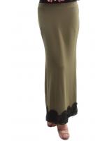 MH096 Fashion Long Skirt Green