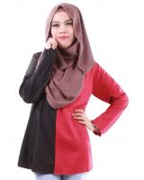 MH109 Fashion Blouse Maroon