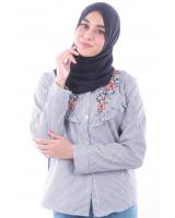 MH121 Stylish Blouse Navy Blue