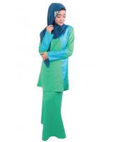 MH123 Charming Baju Kurung Soft Green