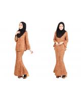 QA-403 Baju Kurung Collections Brown