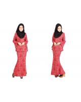 QA-403 Baju Kurung Collections Red