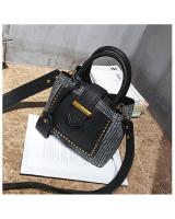 KW80320 Retro Tote Bag Black