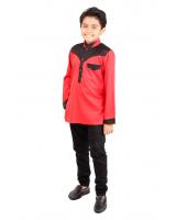 QA-410 Kids Fashion Kurta Red