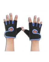 SB-203 Sport and Outdoor Half Finger Glove Blue