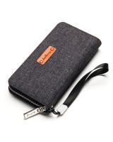 LG1008 Men's Long Wallet Black