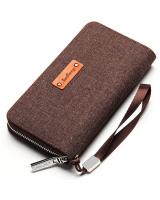 LG1008 Men's Long Wallet Brown