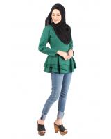 QA-445 Layered Blouse Collection Green