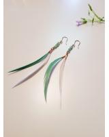 KR-015 Fashion Earring Green