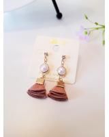 KR-016 Fashion Earring Brown