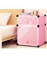 BL5022 DIY 2 Cube Cabinet  Pink